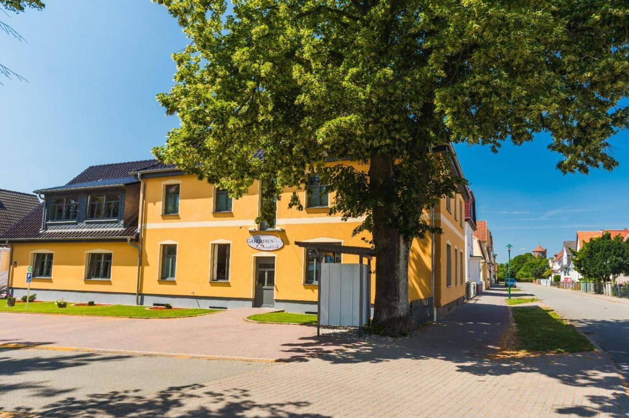 Gaestehaus Burgblick Neustadt-Glewe Exterior foto